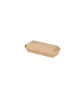  PACKNWOOD 210EATDOG241K Kraft Corrugated Hot Dog Clamshell Take Out Box, Disposable Food Containers, Corrugated Boxes, Mini Cardboard Boxes, Mini Boxes, Kraft Boxes L:8.2in W:2.95in H:2.75in - 200 Pcs
