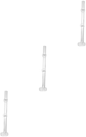  NOGRAX 1 Set Fish Tank Feeding Tube Clear Glass Clear Tray Auto Feeder Fish Feeder Tube Water Food Dish Acrylic Shrimp Feeding Tube Fish Feeding Supply Feeding Tube With Sucker Automatic Feeder (Colo