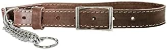  Euro-Dog Affordable European Luxury Soft Leather Martingale Dog Collar Made In USA