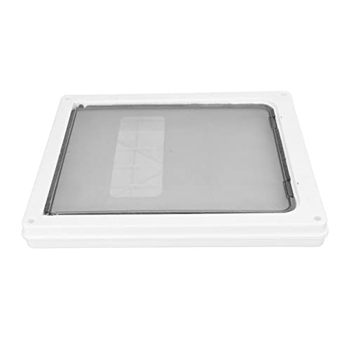  Cat Door, Pet Flap Door Guard Food Screw Fixing Glossy Automatic Closing Controllable Access For Dog Holes For Cat Holes (L)