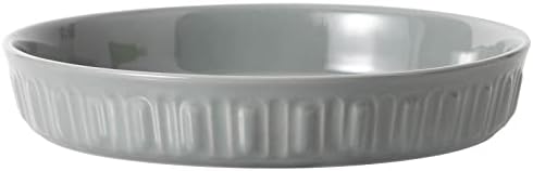  Fun Elements Shallow Dog Bowls, 10.5" Extra Large Ceramic Dog Bowls For Small, Medium And Large Breeds, Non-Slip Dog Food Plate, Flat And Wide, Dishwasher Safe, Suitable For Dogs And Cats (Blue)