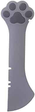 GENERIC Pet Food Can Spoon,Can Covers Universal Size Feeding Pet Food Spoon Reusable Silicone Multifuctional Cat Dog Tin Opener(4Pcs,Grey&Pink)