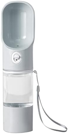  AACARB Cat Water Dispenser, Dog Water Bottle For Walking Portable Puppy Water Dispenser Leak Proof Pet Water Bottle With Drinking Feeder For Outdoor Walking (Color : Gray)