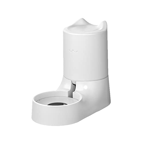  AYENCI Cat Automatic Water, Dog Cat Feeder Pet Bowl Automatic Pet Water Dispenser Drinking Fountain Bottle Plastic Dog Feeding Drinker Water Bowl (Color : Feeder)
