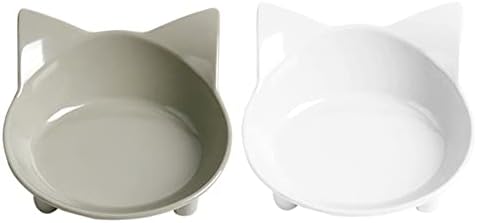  Cat Bowls Non Slip Cat Food Bowls Shallow Cat Food Dish Pet Bowls To Stress Relief Of Whisker Fatigue & Prevent Vomiting Cat Feeding Bowls Wide Dog Bowls For Cats Puppy Rabbit Small Animals