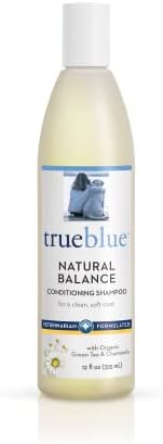  TrueBlue Grapefruit & Chamomile Deodorizing Dog Shampoo – Cleansing Wash, Moisturizing – Toxin Free, Natural Botanical Blend – Tearless – 12 Fl. Oz.