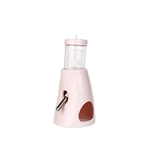  AYENCI Cat Automatic Water, Hamster Accessories Drinker Water Bottle Dispenser Feeder Hanging For Pet Dog Bear Golden Rabbit Drinking Head Pipe Source (Size : Pink)