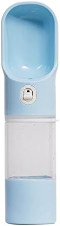  AACARB Cat Water Dispenser, Pet Water Bottle Feeder Portable Bowl Water Bottle Pet Food Bottle Outdoor Travel Dog Drink Bowls Water Dispenser Bowl For Dog (Size : Blue)