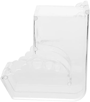 3pcs Hamster Feeder Hamster Cage Accessories Home Water Dispenser Auto Feeder Acrylic Transparent Reusable Rabbit Feeder Cat Feeder Small Pets Food Container Guinea Pig Food Bowl