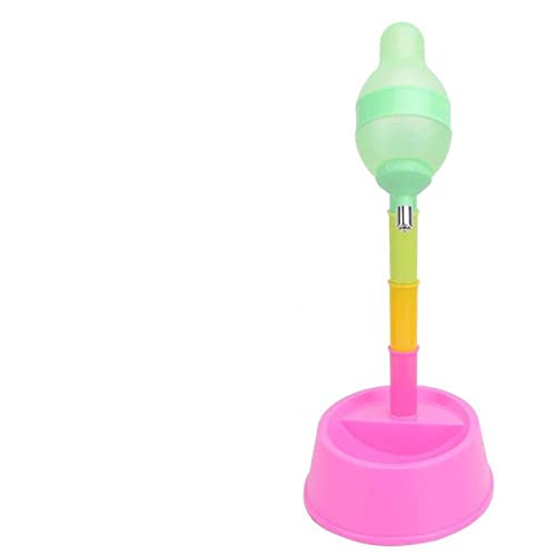  AYENCI Cat Automatic Water, Pet Drinking Fountain Plastic Dog Cat Dish Bowl Bottle Water Dispenser Drinker Food Feeder (Color : Pink)