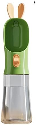  AACARB Cat Water Dispenser, Portable Pet Dog Water Bottle Outdoor Travel Walking Cat Puppy Food Drinking Leakproof Kettle Bowl Pet Supplies (Size : Yellow A)