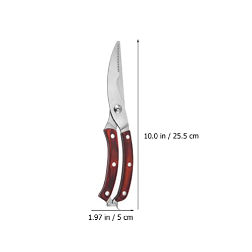  Luxshiny Kitchen Shears Heavy Duty Heavy Duty Shears Stainless Steel Food Scissor Chicken Bone Fish Bone Scissor Handle Food Shear Kitchen Shear Shears Heavy Duty