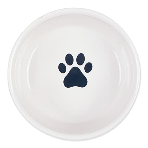  Bone Dry Ceramic Pet Silhouette Collection, Small Set, 4.25x2, Navy, Cat's Meow, 2 Piece (Pack Of 2)