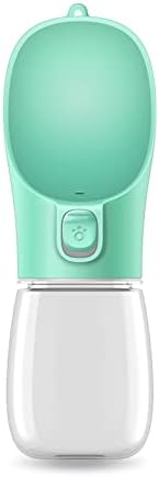  AACARB Cat Water Dispenser, Water Bottle For Dogs, Portable, For Large And Small Dogs, Water Bowl For Outdoor Walking, Travel, Puppies, Dog Accessories (Size : White, Color : 550ml)