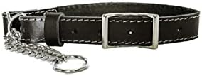  Euro-Dog Affordable European Luxury Soft Leather Martingale Dog Collar Made In USA