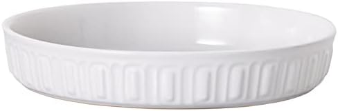  Fun Elements Shallow Dog Bowls, 10.5" Extra Large Ceramic Dog Bowls For Small, Medium And Large Breeds, Non-Slip Dog Food Plate, Flat And Wide, Dishwasher Safe, Suitable For Dogs And Cats (Blue)