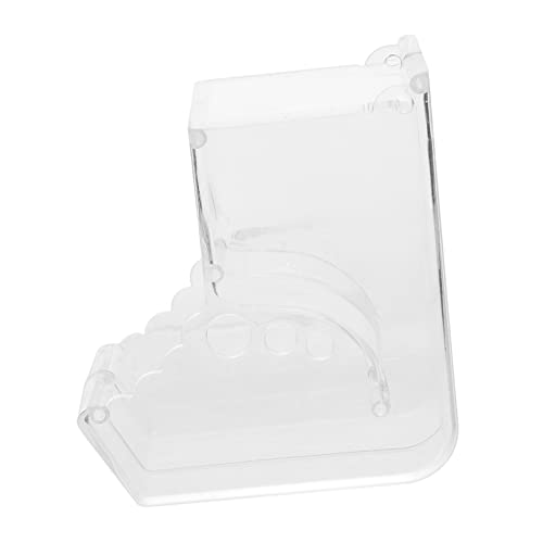  3pcs Hamster Feeder Hamster Cage Accessories Home Water Dispenser Auto Feeder Acrylic Transparent Reusable Rabbit Feeder Cat Feeder Small Pets Food Container Guinea Pig Food Bowl