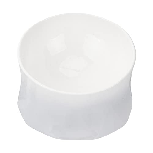  Pet Bowl Handmade Pet Bowl Ceramic Drinking Feeder Dog Dual- Use High Rise Bowl Non- Slip Food Container For Home Shop Pet Supplies (Grey)