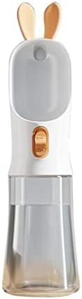  AACARB Cat Water Dispenser, Portable Pet Dog Water Bottle Outdoor Travel Walking Cat Puppy Food Drinking Leakproof Kettle Bowl Pet Supplies (Size : Yellow A)