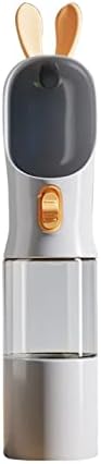  AACARB Cat Water Dispenser, Portable Pet Dog Water Bottle Outdoor Travel Walking Cat Puppy Food Drinking Leakproof Kettle Bowl Pet Supplies (Size : Yellow A)