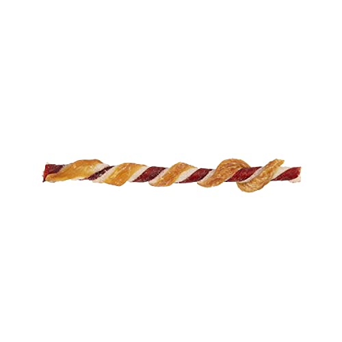  Good'n'Fun Triple Flavor Twists, Dog Chew Sticks, Premium Chicken And Beef Hide Treats For Dogs, 70 Count
