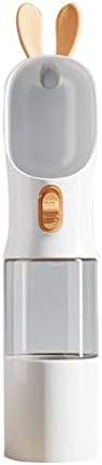  AACARB Cat Water Dispenser, Portable Pet Dog Water Bottle Outdoor Travel Walking Cat Puppy Food Drinking Leakproof Kettle Bowl Pet Supplies (Size : Yellow A)