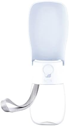  AYENCI Cat Automatic Water, Portable Foldable Pet Water Bottle, Travel Bowl For Dog, Cat And Puppy, 280ml Outdoor Pet Water Dispenser (Color : Branco)