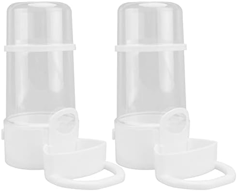  Iplusmile 6 Pcs Jug Parrots White Hanging Cup Drinker Pets Lovebirds Leak- Kit Pajaros Bowl Container, Proof Bird Dispenser- Pet Farm Dog Supplies Container Para Drinkers Bottle Budgie