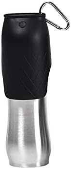 AACARB Cat Water Dispenser, Stainless Steel Water Dispenser Travel Pet Cat Portable Water Bottle Outdoor Walking Drinking Fountain For Small Large Dog (Size : 750ml)