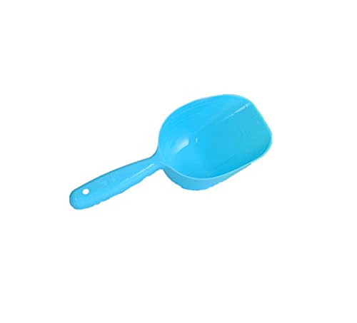  Pets Feeder Bowl Pet Dog Food Spoon Thick Plastic Dog Food Shovel Cat Litter Shovel Large Dog Food Spoon Dog Food Shovel Blue