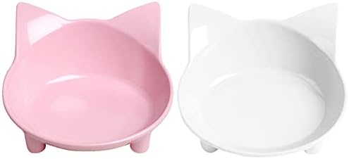 Cat Bowls Non Slip Cat Food Bowls Shallow Cat Food Dish Pet Bowls To Stress Relief Of Whisker Fatigue & Prevent Vomiting Cat Feeding Bowls Wide Dog Bowls For Cats Puppy Rabbit Small Animals