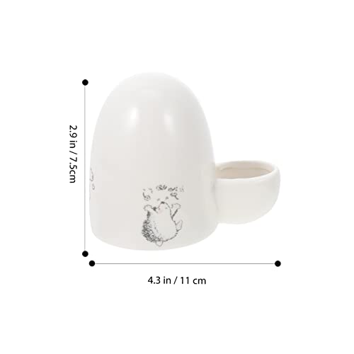 NOGRAX Bird Accessories Hamster Water Feeder Automatic Pet Waterer Feeder Ceramic Small Animal Bowl Pet For Hamster Hedgehog Chinchilla Guinea Pig Hamster Accessories Feeder
