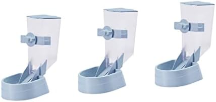  Parrot Food Cat Food Dispenser Automatic Feeder Dog Automatic Feeder Dog Food Plastic Sky-Blue Hanging Bowl Parakeet Food Cockatiel Food