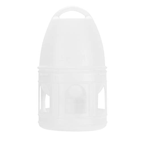  BIENKA 2 Pcs Food Rabbit Animals/Finch Budgies Hamster L Pigeons Dove Budgie Cup Feeder- Parakeet Quails And Lovebirds Pet Use- Drinker No Container Cat Wild Cages Waterer Outside Barrel (Color : WHI