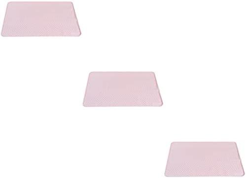  1pc Pink Water, Cushion Food For Mat- Trapper Mat Easy Non-Slip Silicone Pad Car To Tray Washable Cats And Water Litter Dog Placemat Floors Feeding Mats Cat Clean Rug