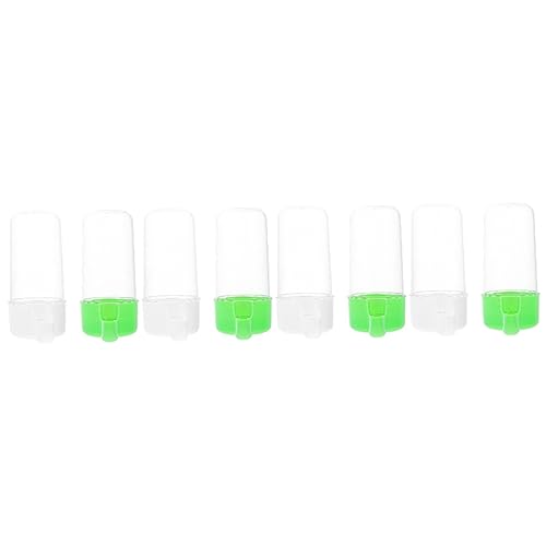  Mipcase 8 Pcs Bird Feeder Bunny Food Rabbit Water Dispenser Bird Cage Feeder Parrot Food Dispenser Dog Water Dispenser For Cage Small Animal Waterer Plastic Feeding Box Parrot Feeding Tool