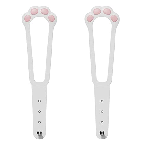  Yagosodee 2 Pcs Cat Door Holder Latch 4 Holes Adjustable Cat Door Stopper Alternative No Measuring To Keep Dogs Out Of Cat Litter Boxes And Food