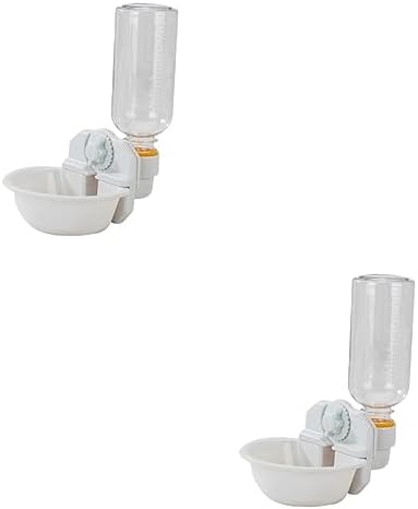  PATKAW 3pcs Unique Crate The Feeder A Waterer White Cat Cup In Tool Dogwhite Miase Auto Accessories Your Supplies Food Pigeon Bunny Overturned Kitten Water Room Dispenser Feeder-