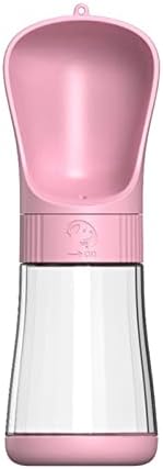  AYENCI Cat Automatic Water, Portable Pet Dog Water Bottle For Small Large Dogs Travel Puppy Cat Drinking Bowl Outdoor Pet Food Water Dispenser (Size : White, Color : 320ml And 170g Food)