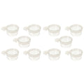  Ipetboom Food Containers Chicken Accessories 2pcs Bird Parrot Feeding Acrylic Parrot Feeder Parrot Food Container Bird Food Container Cups, 5PCS Parrot Hamster Accessories Chicken Feeder