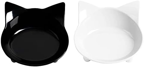  Cat Bowls Non Slip Cat Food Bowls Shallow Cat Food Dish Pet Bowls To Stress Relief Of Whisker Fatigue & Prevent Vomiting Cat Feeding Bowls Wide Dog Bowls For Cats Puppy Rabbit Small Animals