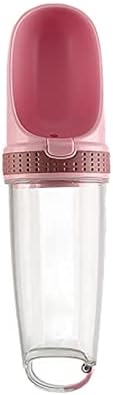  AACARB Cat Water Dispenser, Pet Supplies Outdoor Water Fountain Portable Dog Water Feeder Cat Kettle Out Diet Device Water Cup Wholesale (Color : Pink)