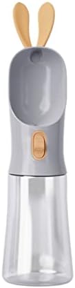  AACARB Cat Water Dispenser, Portable Pet Dog Water Bottle Outdoor Travel Walking Cat Puppy Food Drinking Leakproof Kettle Bowl Pet Supplies (Size : Yellow A)