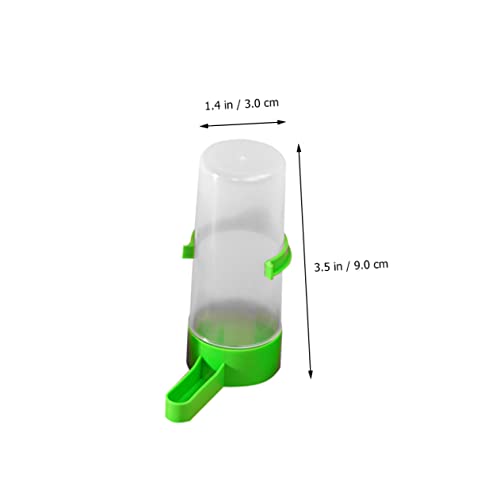  EVANEM 60 Pcs Feeding Feeder Quail Feeder Parrot Automatic Feeder Portable Feeder Cup Bird Food Bowl For Birds Plastic (Color : Assorted Colorx2pcs, Size : 9X4X3cmx2pcs)