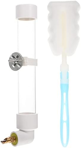  NOGRAX Rabbit Water Dispenser Parakeet Feeder 1 Set Of Bird Cage Hanging Water Feeder Bird Water Dispenser For Cage Auto Feeder Quail Feeder Feeder
