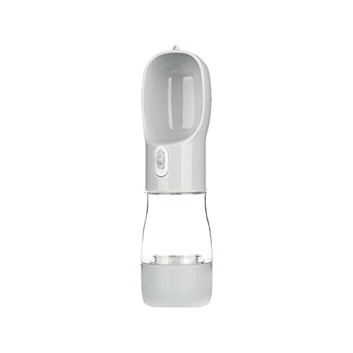  AACARB Cat Water Dispenser, Pet Pet Dog Water Bottle Feeder Bowl Portable Water Bottle Pet Food Outdoor Travel Drinking Dog Bowls Water Bowl For Dogs (Size : Grey1)