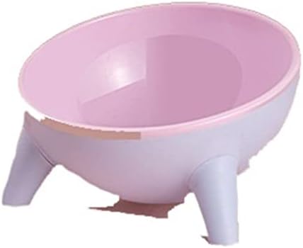  AYENCI Cat Automatic Water, Cat Feeding Bowl Dog Elevated Food Pet High Shelf Feeder Bowl Puppy Protects The Cervical Spine Water Bottle Food Container (Color : Rose Red)