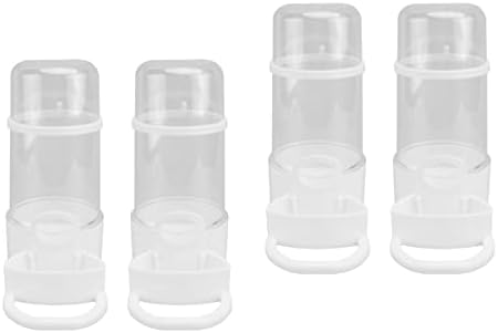  Iplusmile 6 Pcs Jug Parrots White Hanging Cup Drinker Pets Lovebirds Leak- Kit Pajaros Bowl Container, Proof Bird Dispenser- Pet Farm Dog Supplies Container Para Drinkers Bottle Budgie