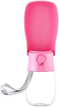  AYENCI Cat Automatic Water, Portable Foldable Pet Water Bottle, Travel Bowl For Dog, Cat And Puppy, 280ml Outdoor Pet Water Dispenser (Color : Branco)