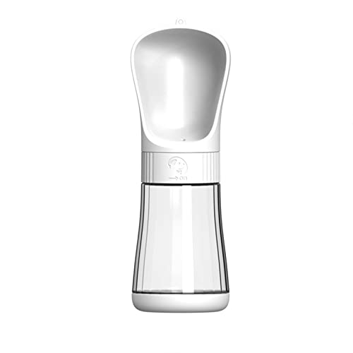  AYENCI Cat Automatic Water, Portable Pet Dog Water Bottle For Small Large Dogs Travel Puppy Cat Drinking Bowl Outdoor Pet Food Water Dispenser (Size : White, Color : 320ml And 170g Food)
